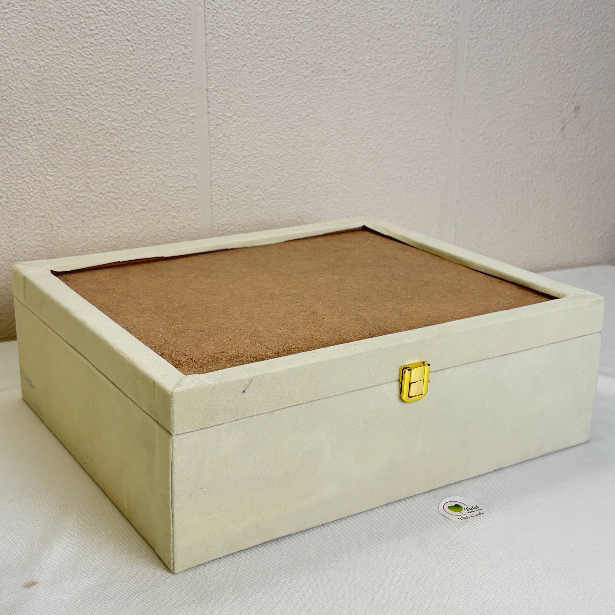 Quran Box for Artwork - Cream 11x13x4" Without Cutouts - Tulsi Resin Store