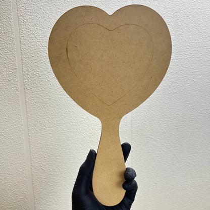 MDF Hand Mirror Base (D) - #colour_ - Tulsi Resin Store