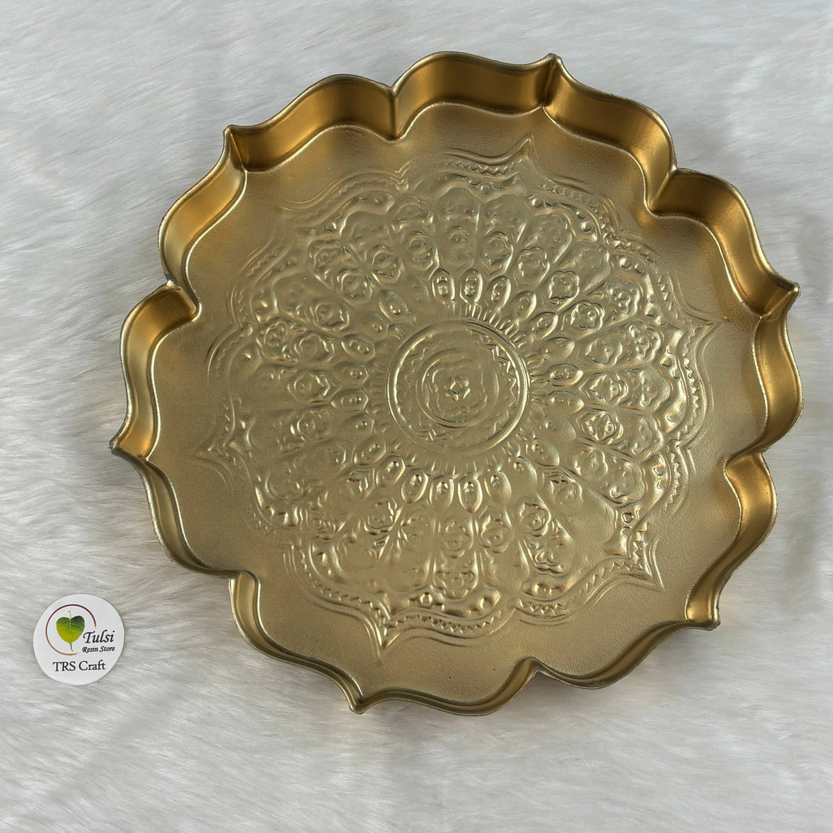 Metal Urli Bowl (A020) - Lotus 9"