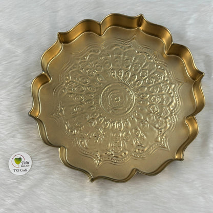Metal Urli Bowl (A020) - Lotus 9"