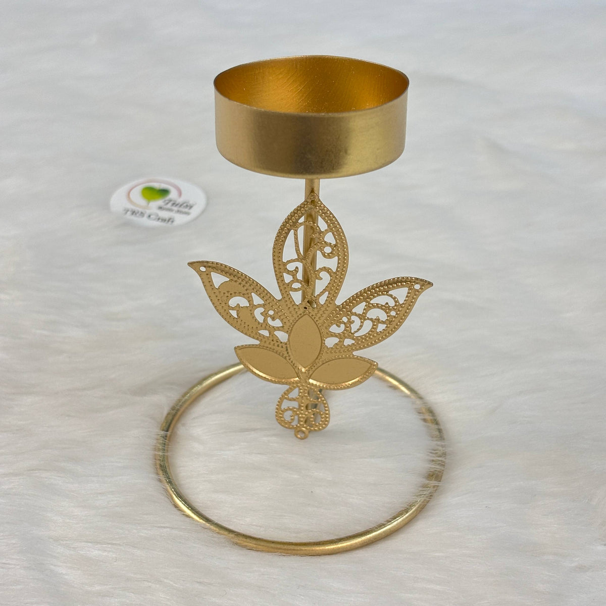 Standing Metal T-Light Holder (E)