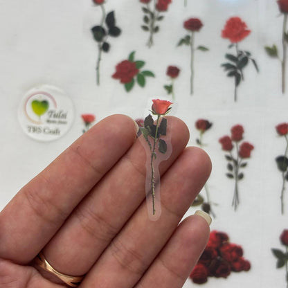 Transparent Sticker Sheet - Flower(A5)