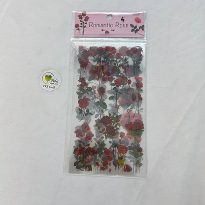 Transparent Sticker Sheet - Flower(A5)