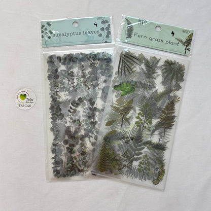 Transparent Sticker Sheet - Leaf (A3)