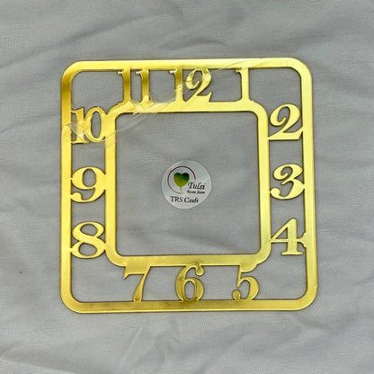 English Number Ring - Square