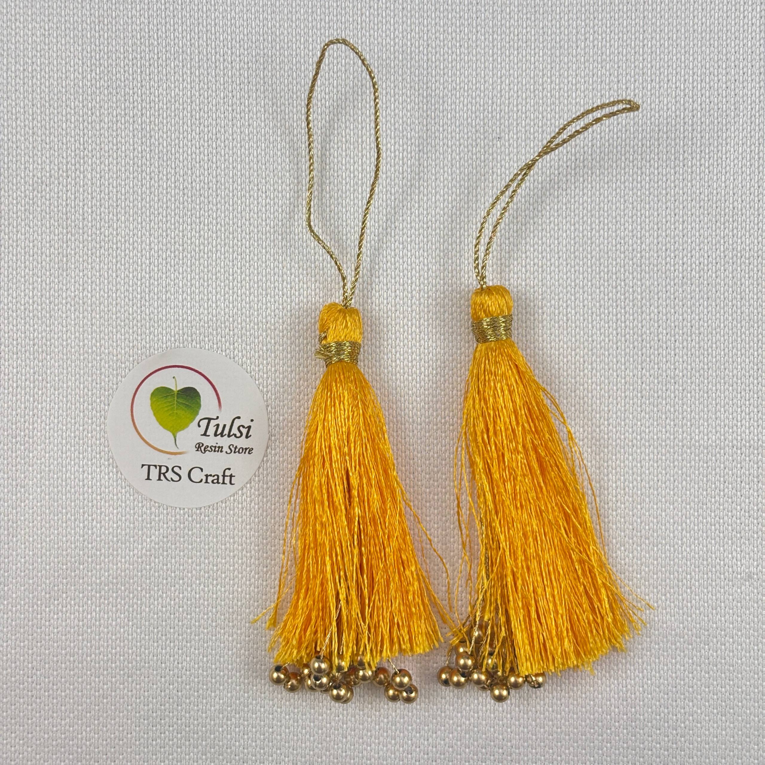 Rakhi Hanging (E) Yellow Tulsi Resin Store