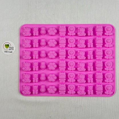 Cartoon Mould (K) - Mini Animals