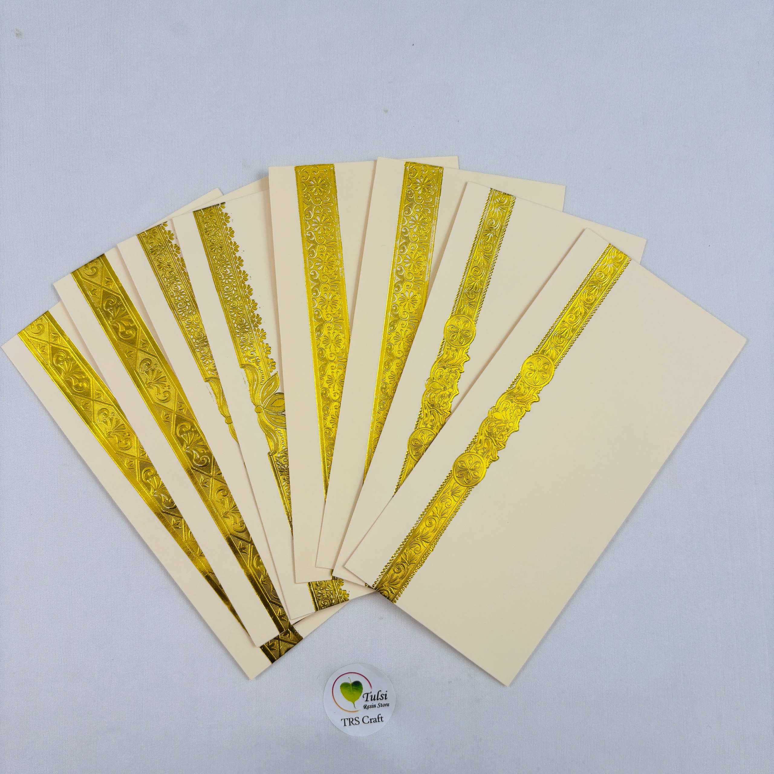 Money Envelope - Cream - - Tulsi Resin Store