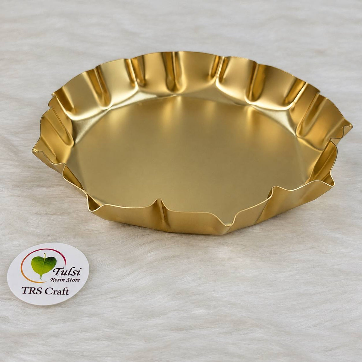 Metal Urli Bowl (A023) - Lotus 6"