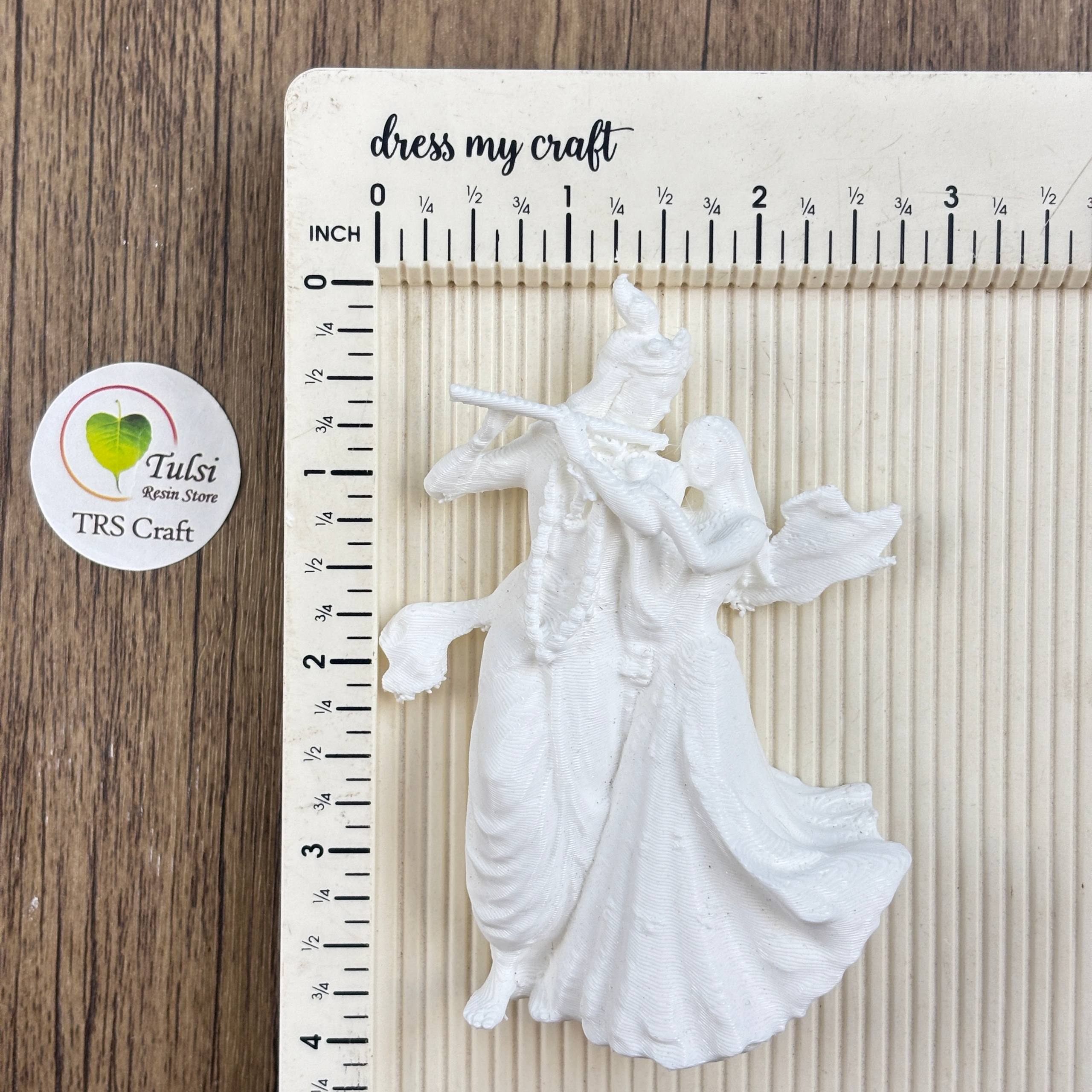 3D Miniature (A27) - Radha Krishna Tulsi Resin Store