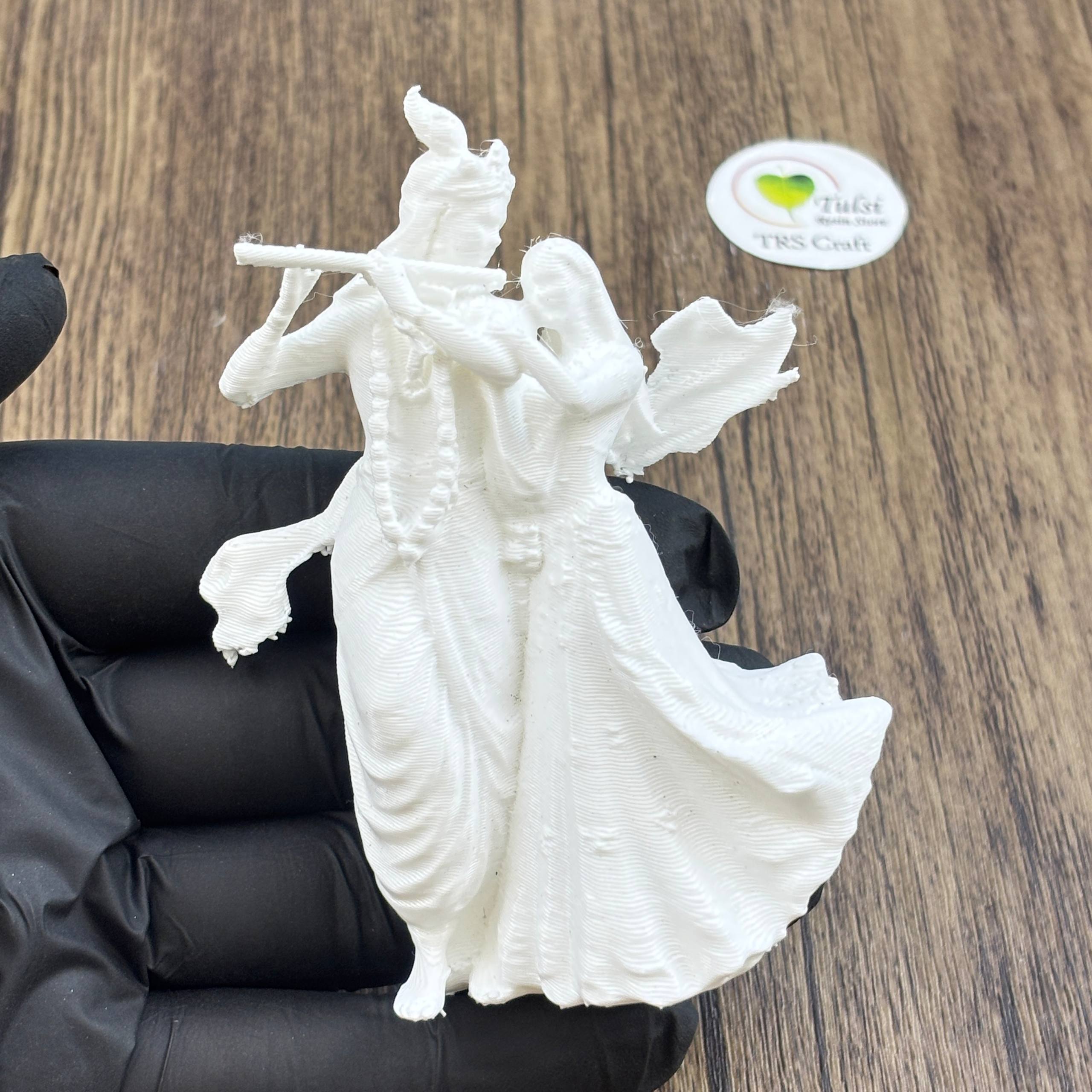 3D Miniature (A27) - Radha Krishna Tulsi Resin Store