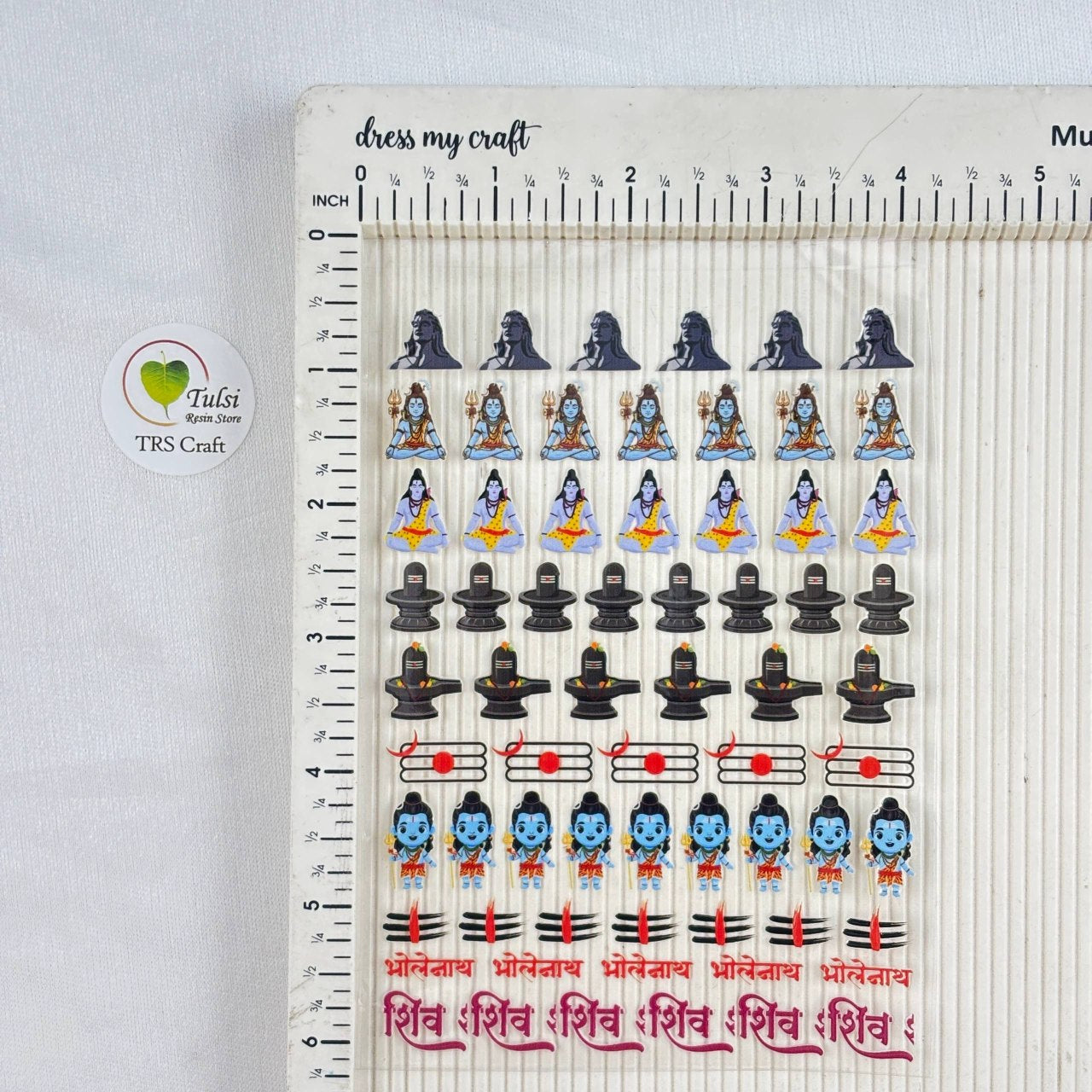 A6 UV DTF Sticker - Mix Rakhi (P) Tulsi Resin Store
