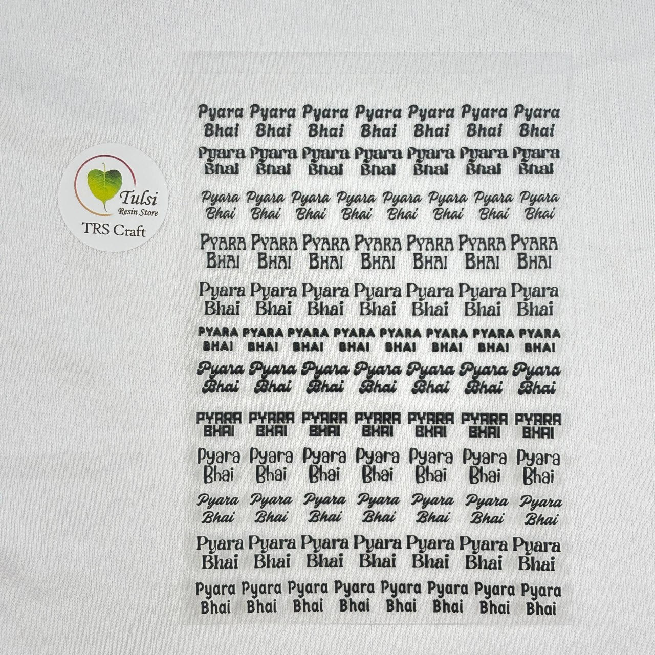 A6 UV DTF Sticker - Mix Rakhi (O) - - Tulsi Resin Store #colour_