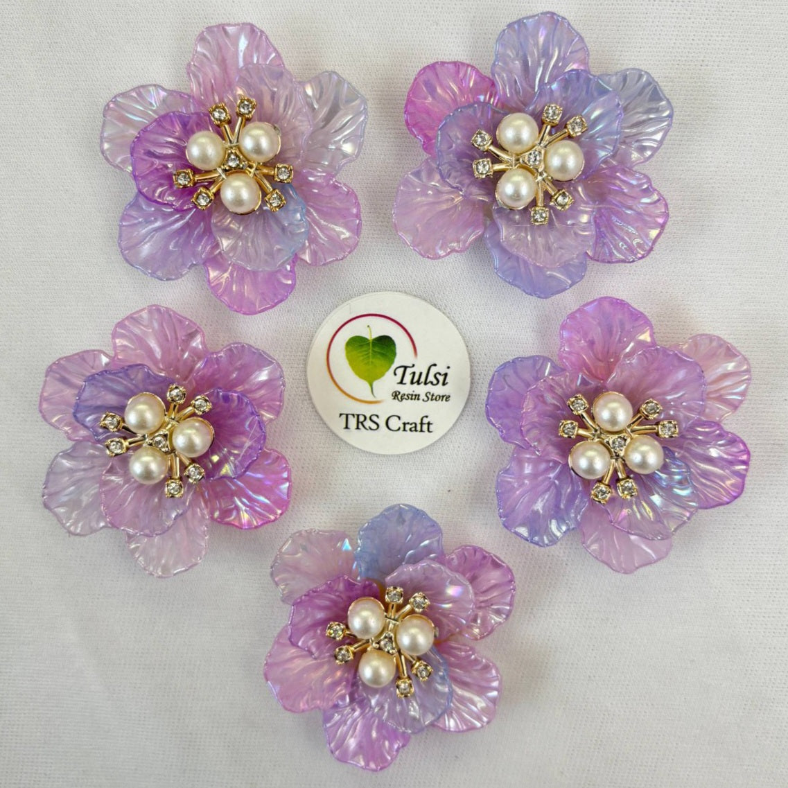 Colourful Plastic Flower (A)