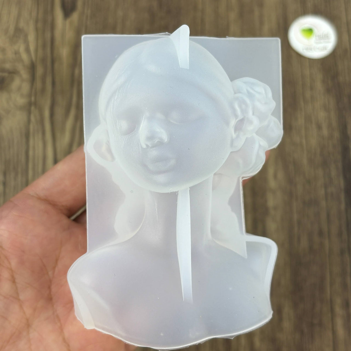 Girl Candle Mould (A) - with rose