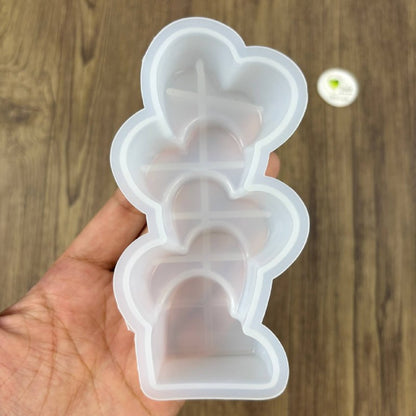 Heart Candle Mould (i) - 5 Heart