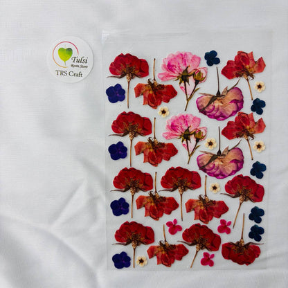 A6 UV DTF Sticker - Floral (A)