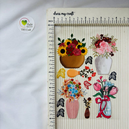 A6 UV DTF Sticker - Floral (K)