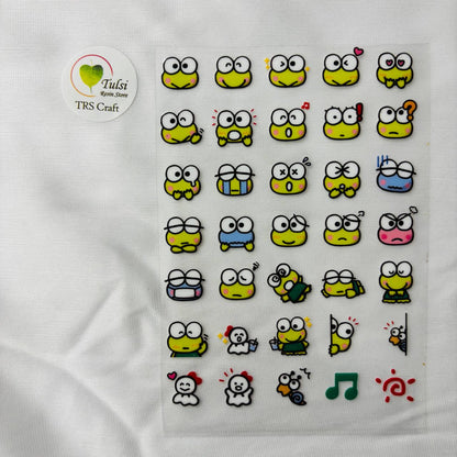 A6 UV DTF Sticker - Cartoon (B)