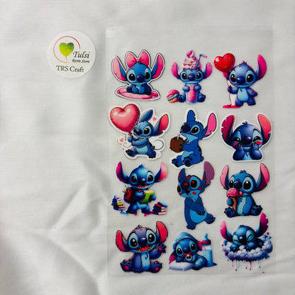 A6 UV DTF Sticker - Cartoon (C)