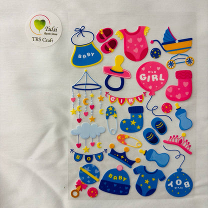 A6 UV DTF Sticker - Baby Theme