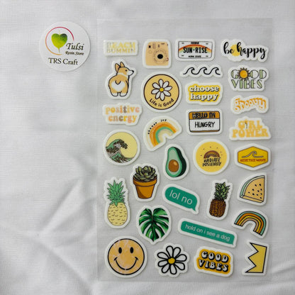 A6 UV DTF Sticker - Aesthetic Theme (A)