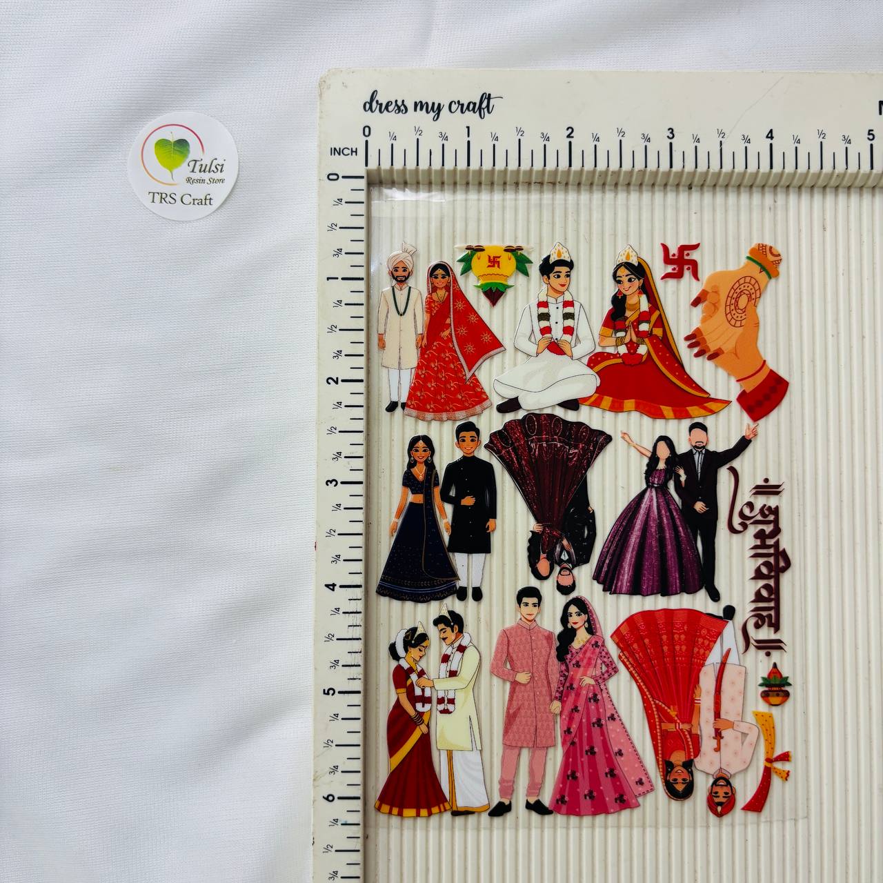 A6 UV DTF Sticker - Couple (A)