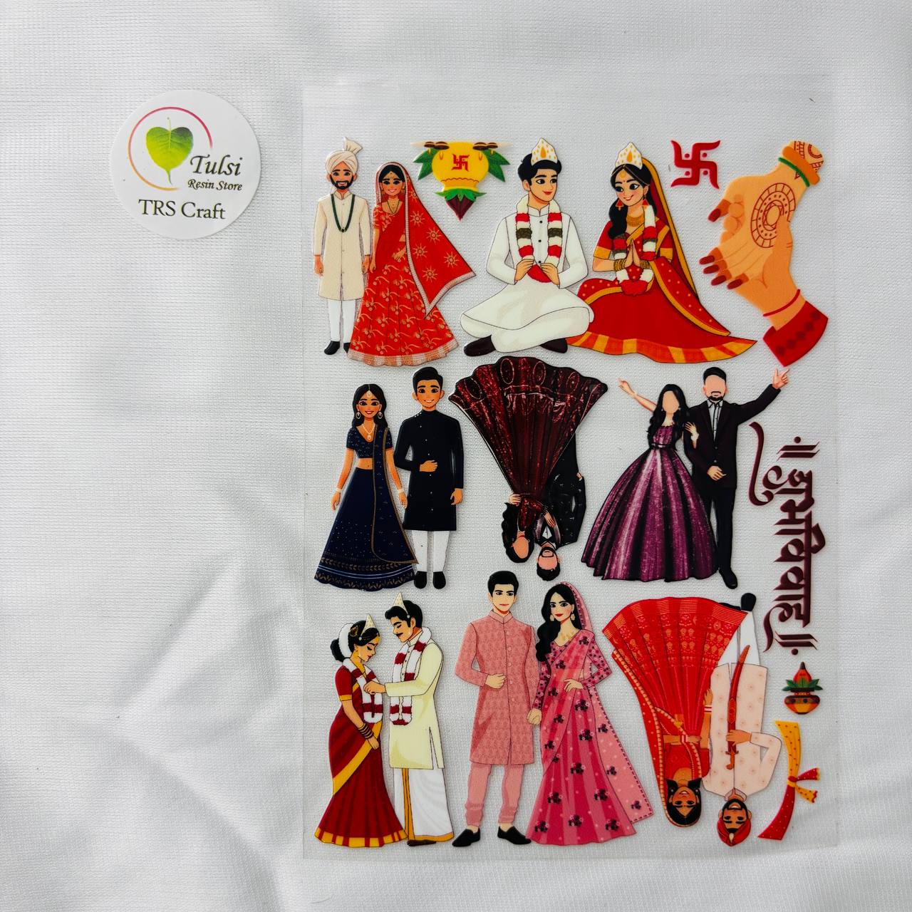 A6 UV DTF Sticker - Couple (A)