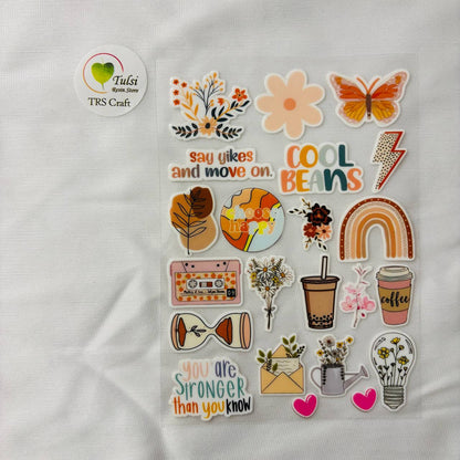 A6 UV DTF Sticker - Aesthetic Theme (B)