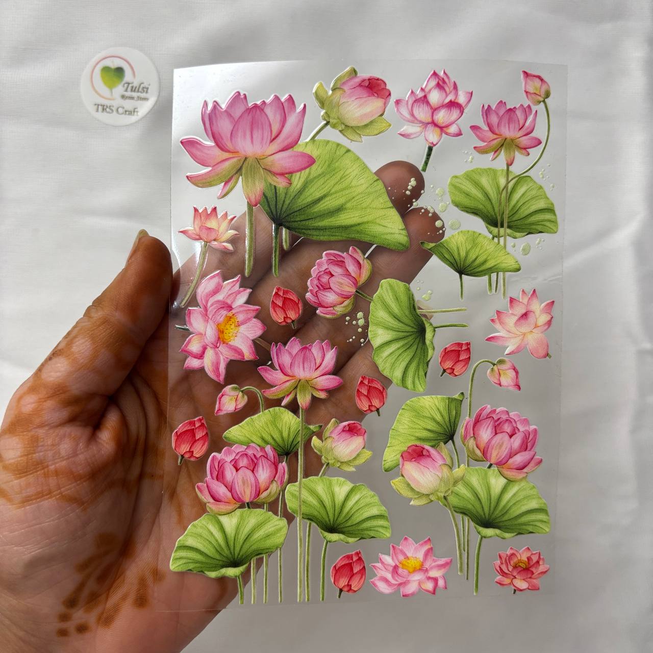 A6 UV DTF Sticker - Floral (J)