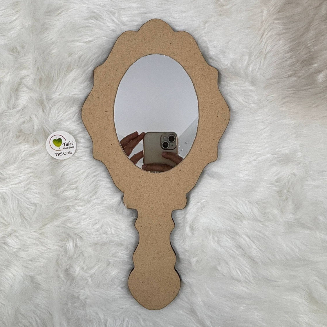 MDF Hand Mirror Base (C)