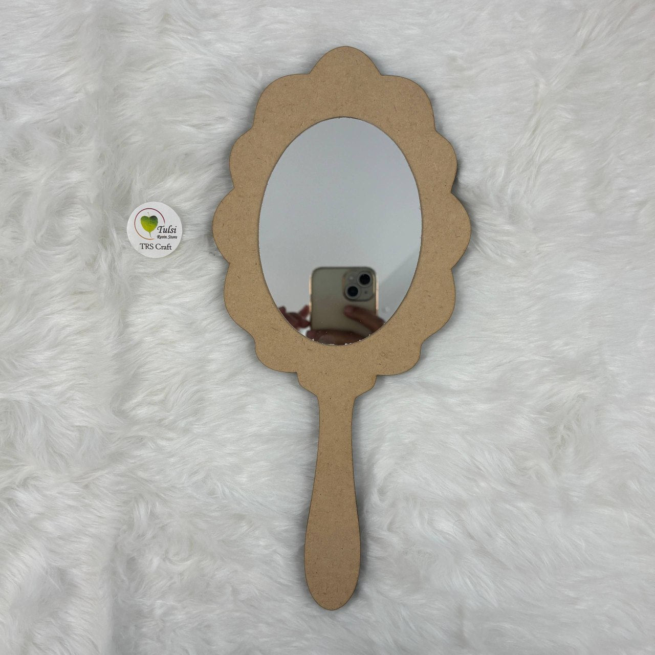 MDF Hand Mirror Base (B)