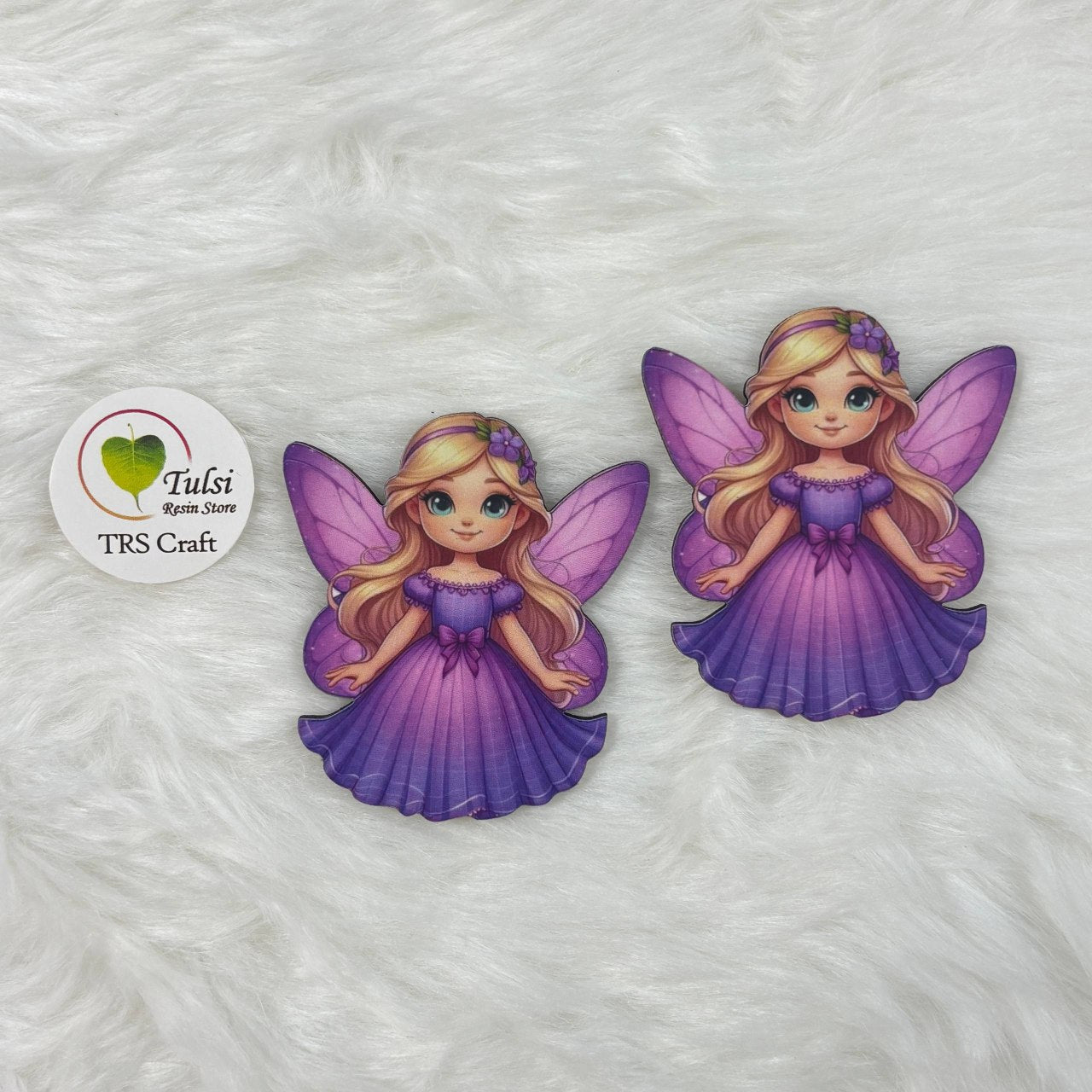 MDF Printed Angel Cutout (B)