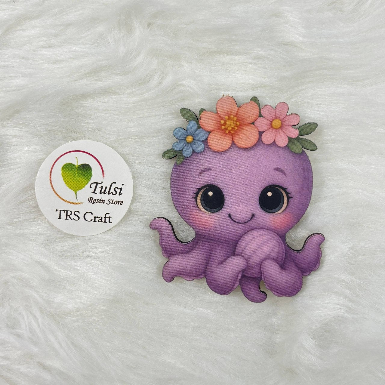 MDF Printed Octopus Cutout