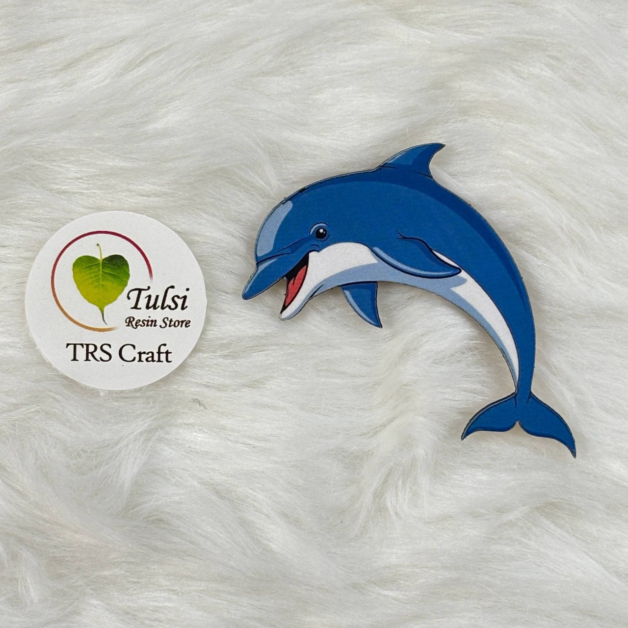 MDF Printed Dolphin Cutout