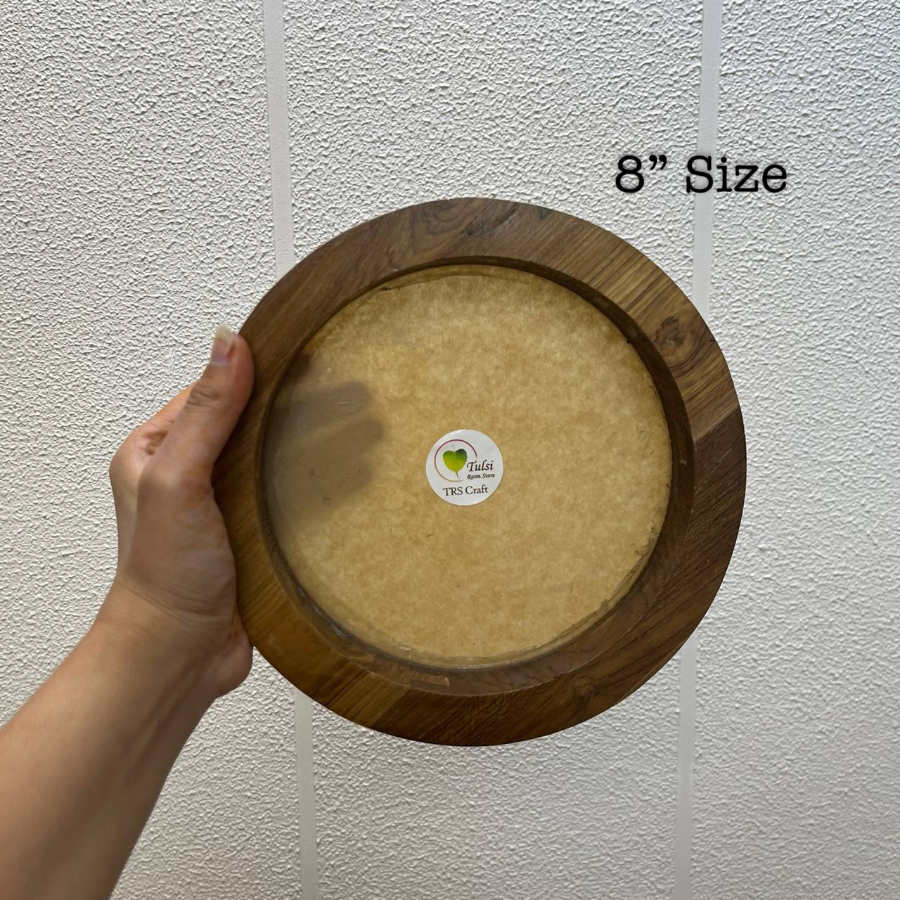 Teakwood Floating Frame (K) - Round Shape