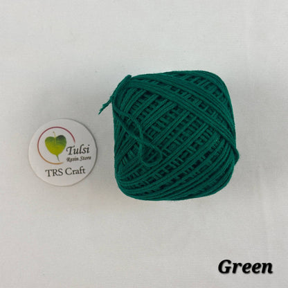 Plain Rakhi Thread Roll Green Tulsi Resin Store