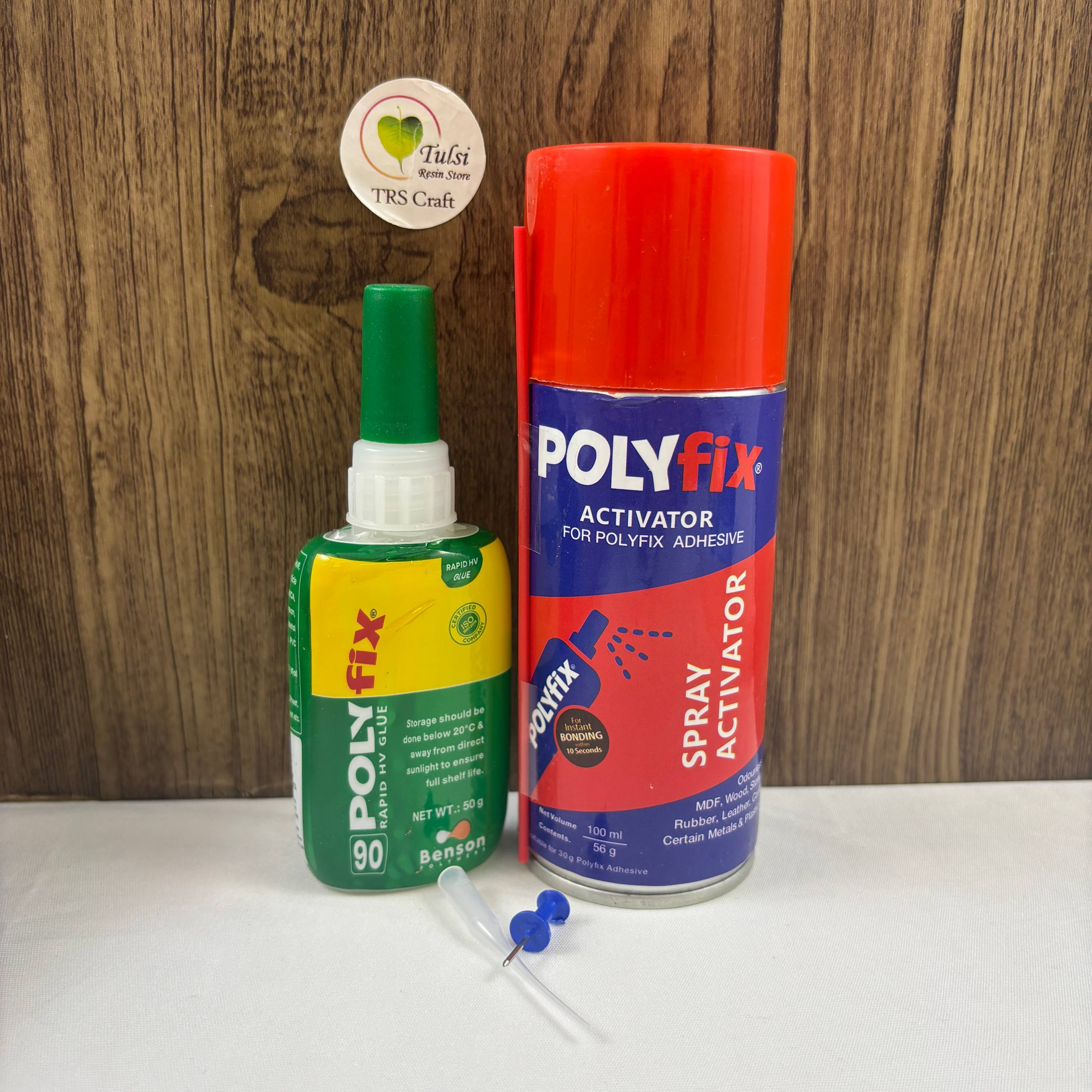 Polyfix Rapid HV glue with Spray Activator