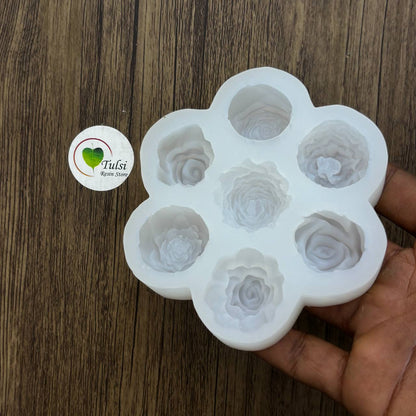 Flower Mould (A9) - Mini 7 Cavity
