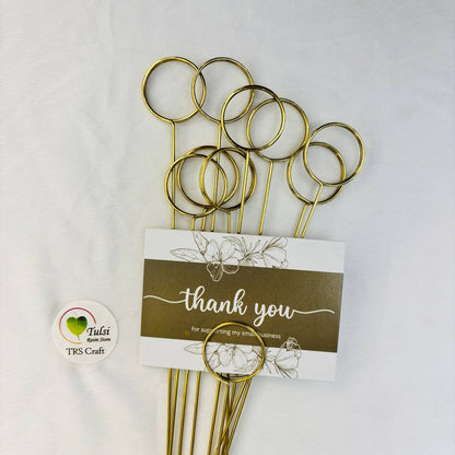 Metal Card Holders (B) - Round