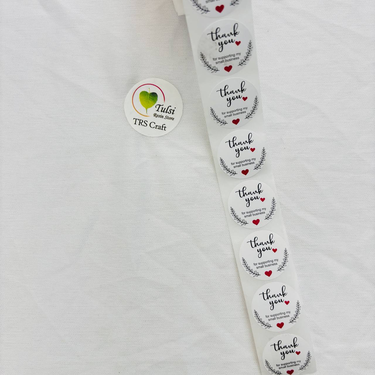 Thankyou Sticker Roll Code -A