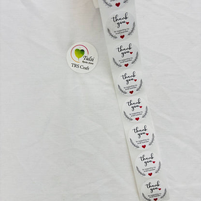 Thankyou Sticker Roll Code -A