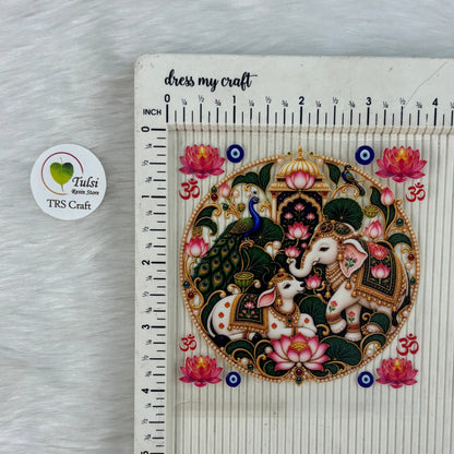 Round UV DTF Sticker (03)
