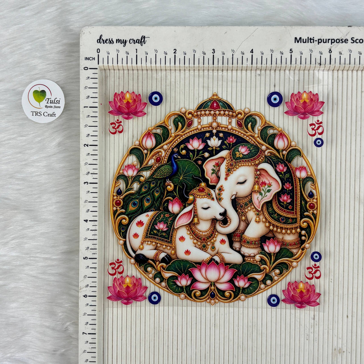 Round UV DTF Sticker (03)
