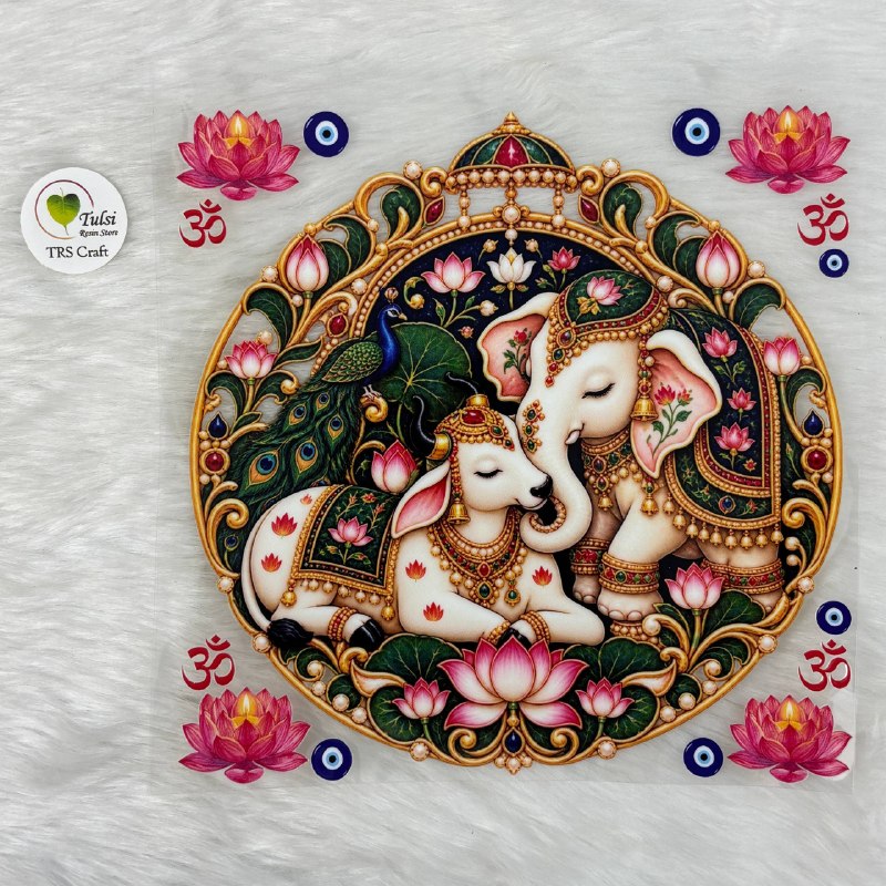 Round UV DTF Sticker (03)