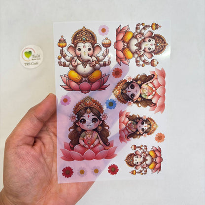 A6 Insert Sheet - God Idols (C)