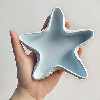 Candle Concrete Jars (A4) - Textured Starfish