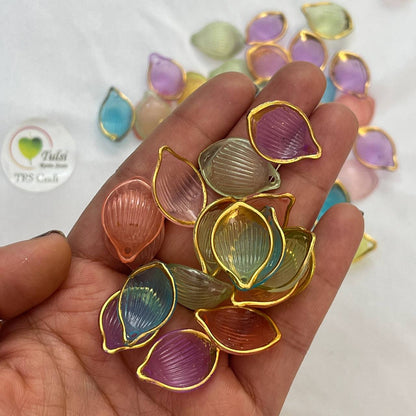 Colourful Plastic Flower (E) - Mix Petals