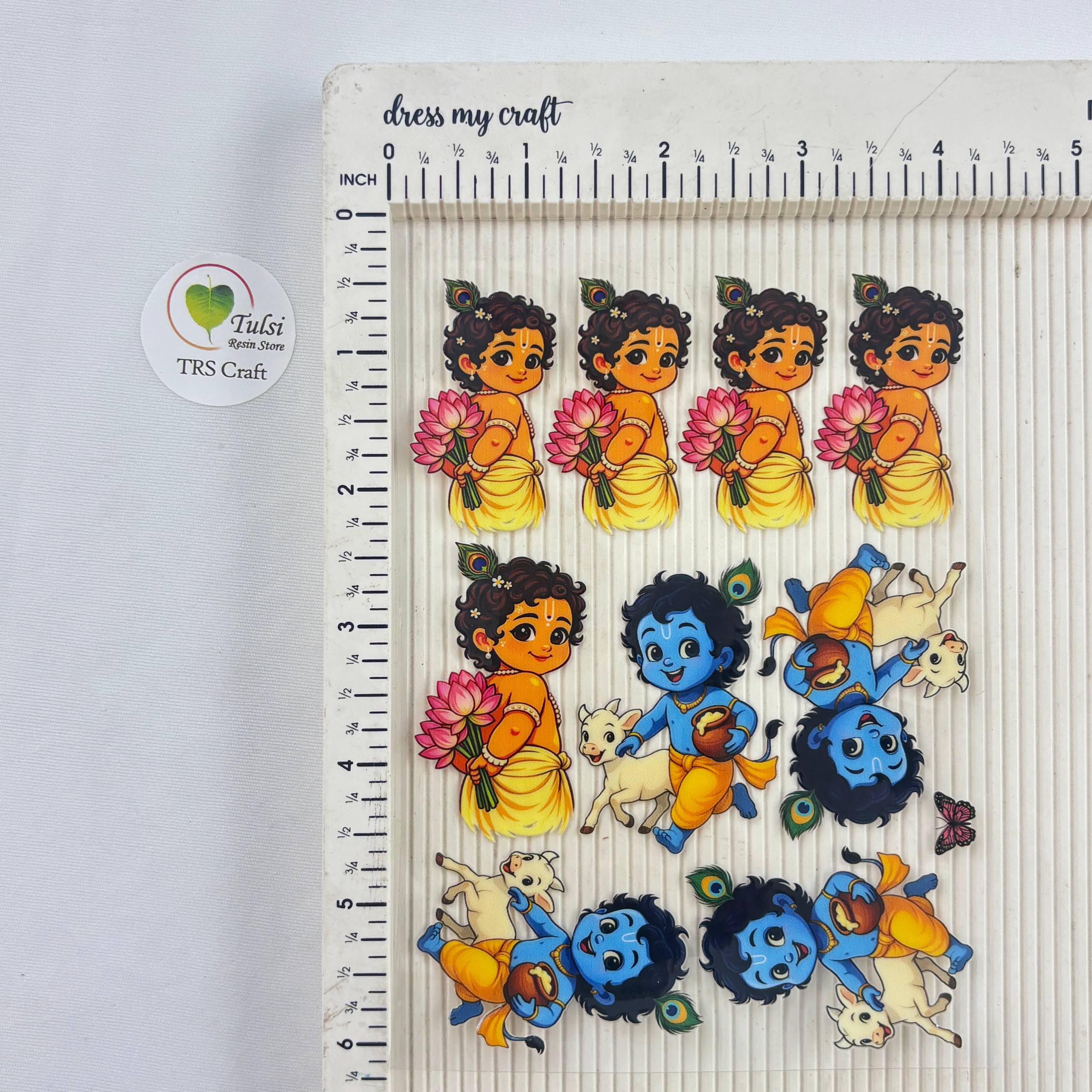 A6 UV DTF Sticker - God Idols Krishna (G4)