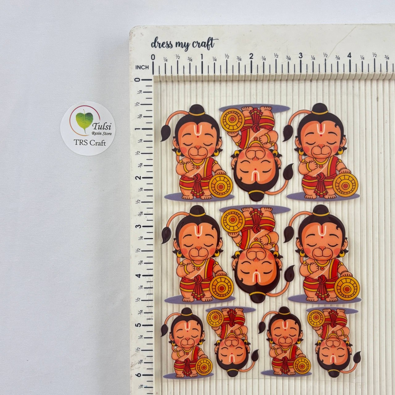 A6 UV DTF Sticker - God Idols HanumanJi (D2)